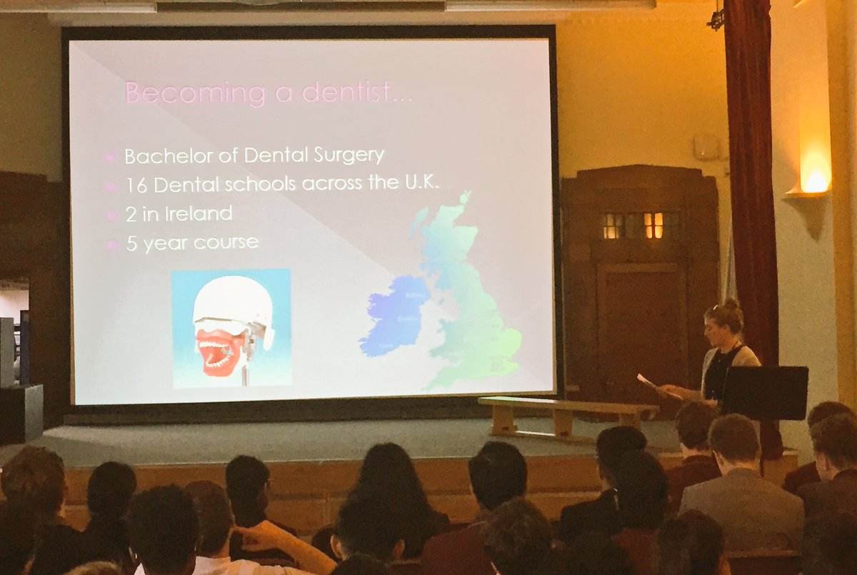 MrsATarantino's tweet photo. Amazing career guest speaker sessions today! Thanks to Dr Howard &amp; Miss Stenhouse for telling Yr 11-13 about clinical psychology &amp; dentistry https://t.co/a3sjrommJk