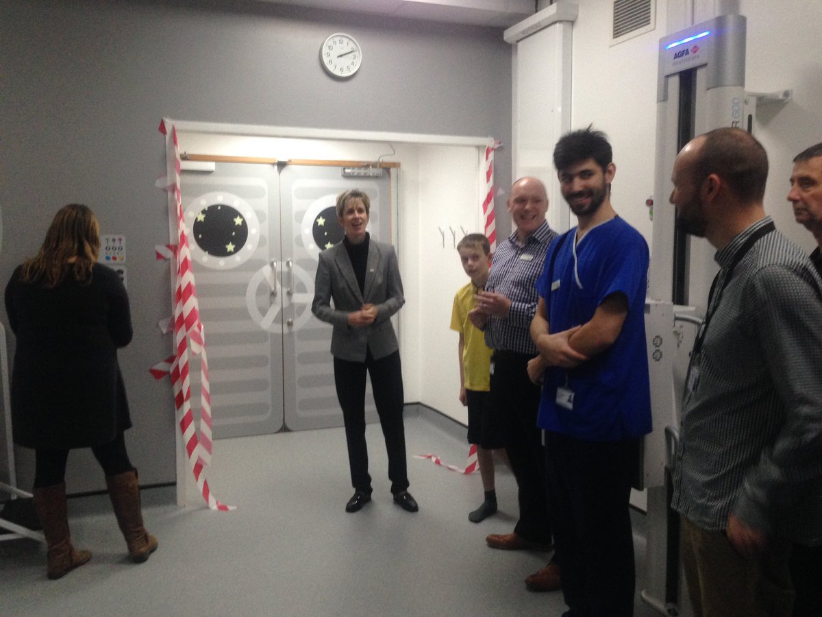 Just had the grand opening of the spaceship X-ray room at the PEH well done to all involved <a href="/HeidiSoulsby/">Heidi Soulsby MBE</a> <a href="/hrosearthealth/">Hugh Rose</a>