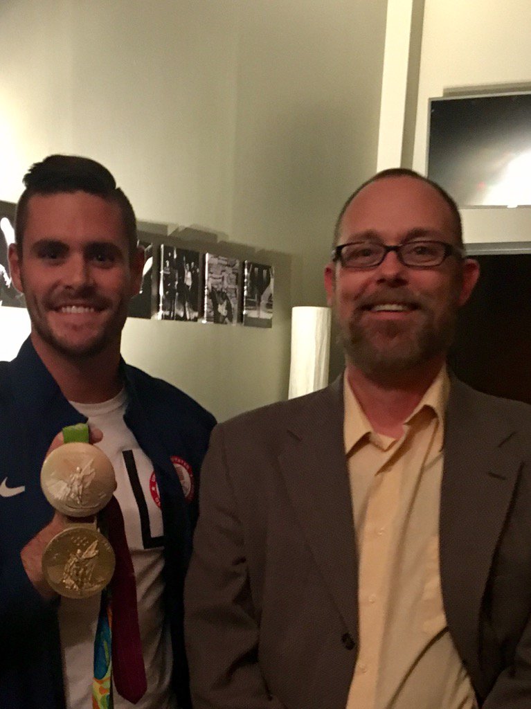 Got to spend last night hanging w/<a href="/davidboudia/">David Boudia</a>. Great guy and wonderful testimony. #GrowInGraceAtTPCS