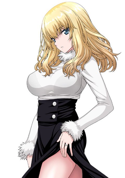 カチューシャの母親を妄想した画像に影をつけてみました～。生足・・・。  #ガルパン 