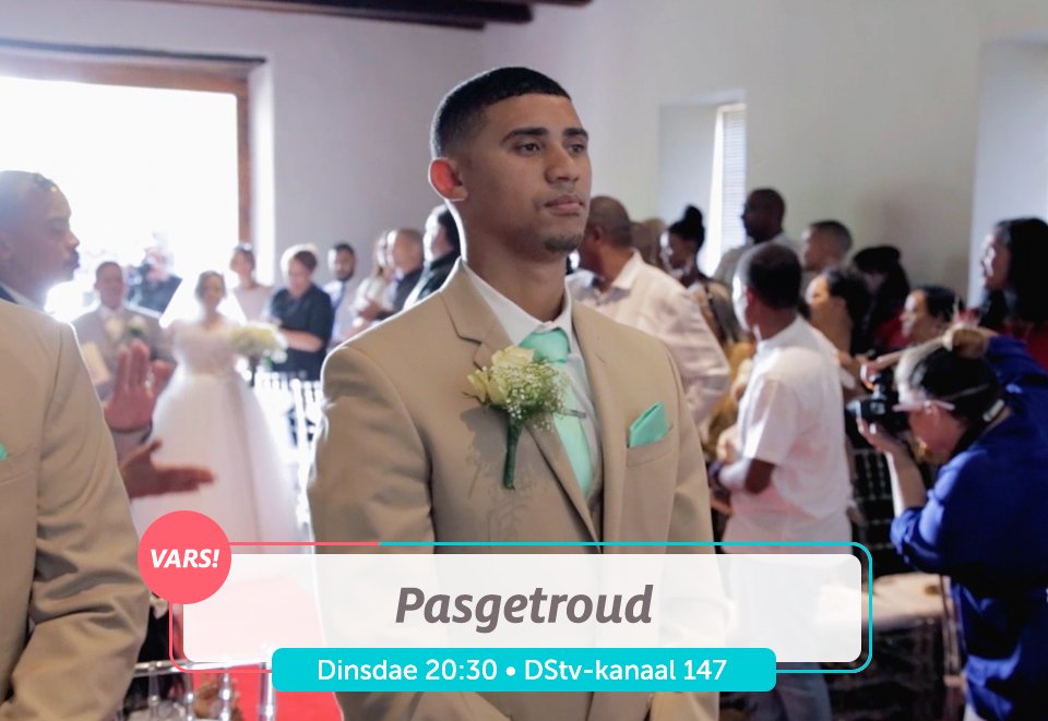 viatv's tweet photo. Onthou om vanaand 20:30 in te skakel vir Lauren Pharce en Lance Antonie se pragtige #Pasgetroud-troue. https://t.co/gU6gCXfIQk