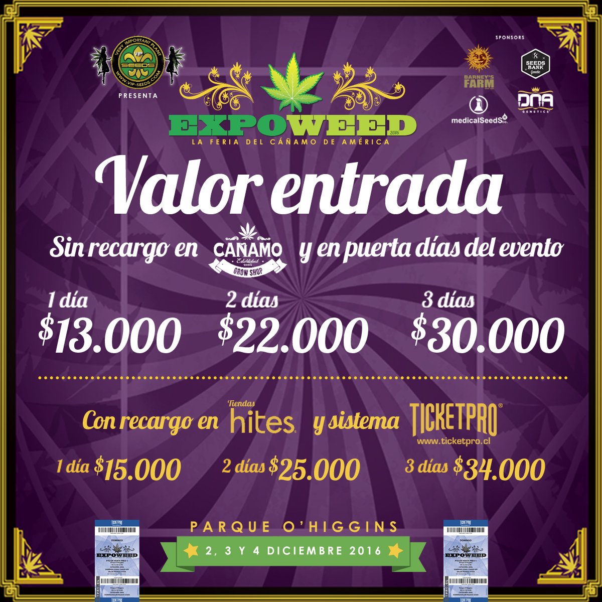 canamochile's tweet photo. ¡A pocos días de su cosecha! Expoweed 2016 ★. Compra tus entradas para la Feria del Cáñamo de América https://t.co/3Eip5k2Ua4 https://t.co/6sjXKiRDiE
