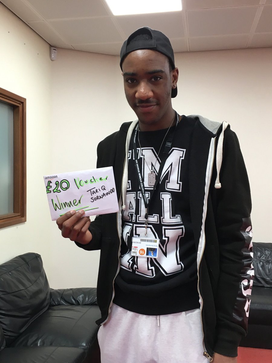 MonouXcollege's tweet photo. Congratulations to SIC Survey Prize Draw winner, Tariq! Enjoy your £20 @AmazonUK voucher https://t.co/7Oxg2wy73J