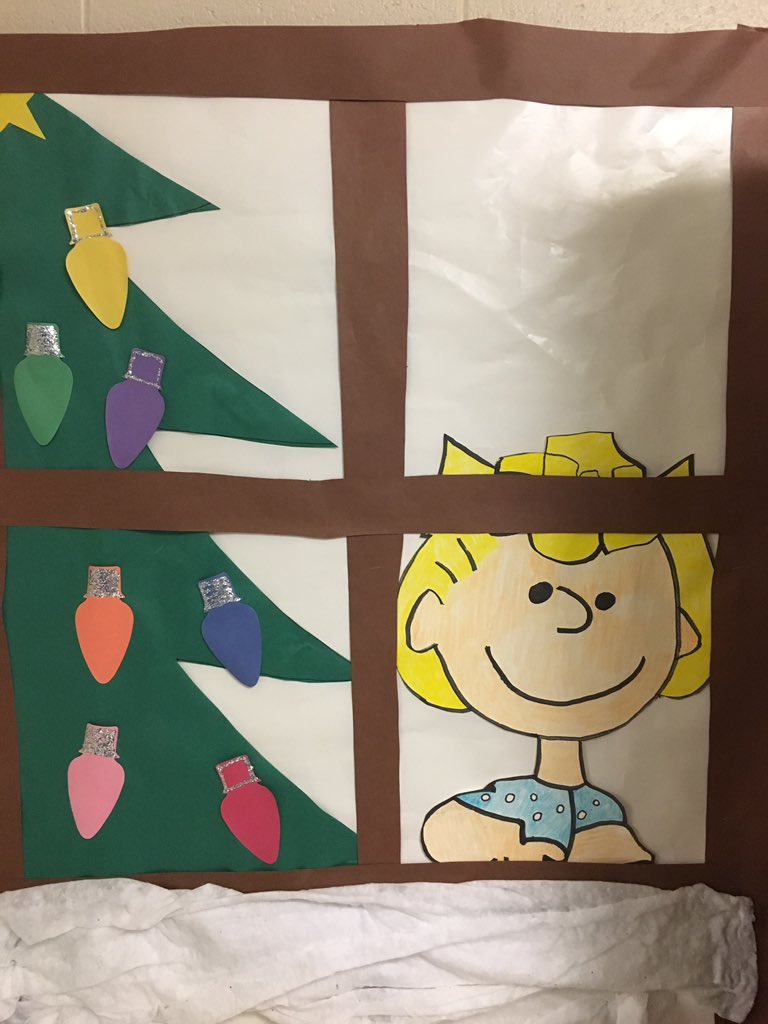 MrsWestonNES's tweet photo. It's a Charlie Brown Christmas in room 104, compliments of Sarah MacKenzie! #WeAreMadisonBlue #TerrificInThird https://t.co/vh2NbRqIMQ