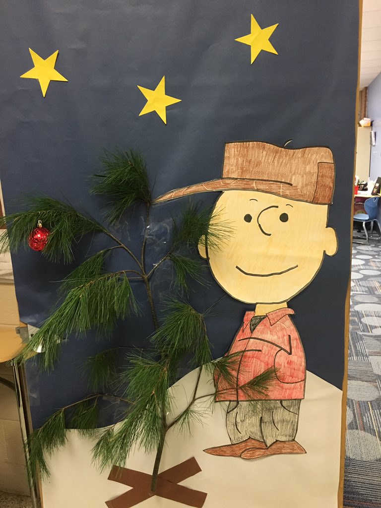 MrsWestonNES's tweet photo. It's a Charlie Brown Christmas in room 104, compliments of Sarah MacKenzie! #WeAreMadisonBlue #TerrificInThird https://t.co/vh2NbRqIMQ