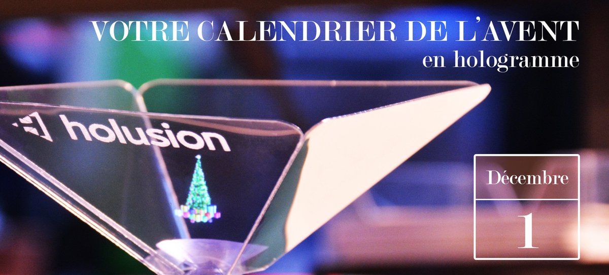 holusion's tweet photo. On vous donne rendez-vous ici jeudi pour une première surprise en #hologramme ! #calendrierdelavent #Christmas https://t.co/Wl0xHxzFSx
