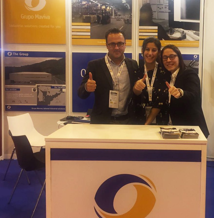 grupomaviva's tweet photo. Os dejamos un resumen de nuestra participación en la feria #Logistics2016 https://t.co/PcRzJsiriK https://t.co/0zwGCSwNXm