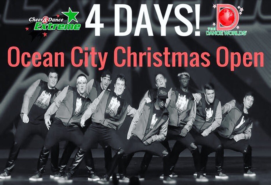 cdextreme's tweet photo. Only 4 days until the OC Christmas Open! What are you doing to prepare? #usasf #usasfdance #usasfcheer #dance #worldbids #cde #cdextreme https://t.co/dNfM4iAQMO