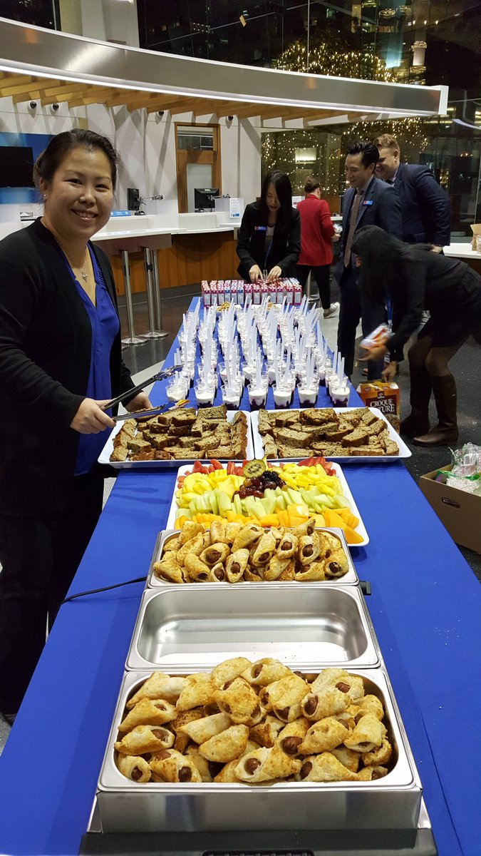SherryVicze's tweet image. #EmployeeGiving #kickoff #breakfastsetup #bmocares