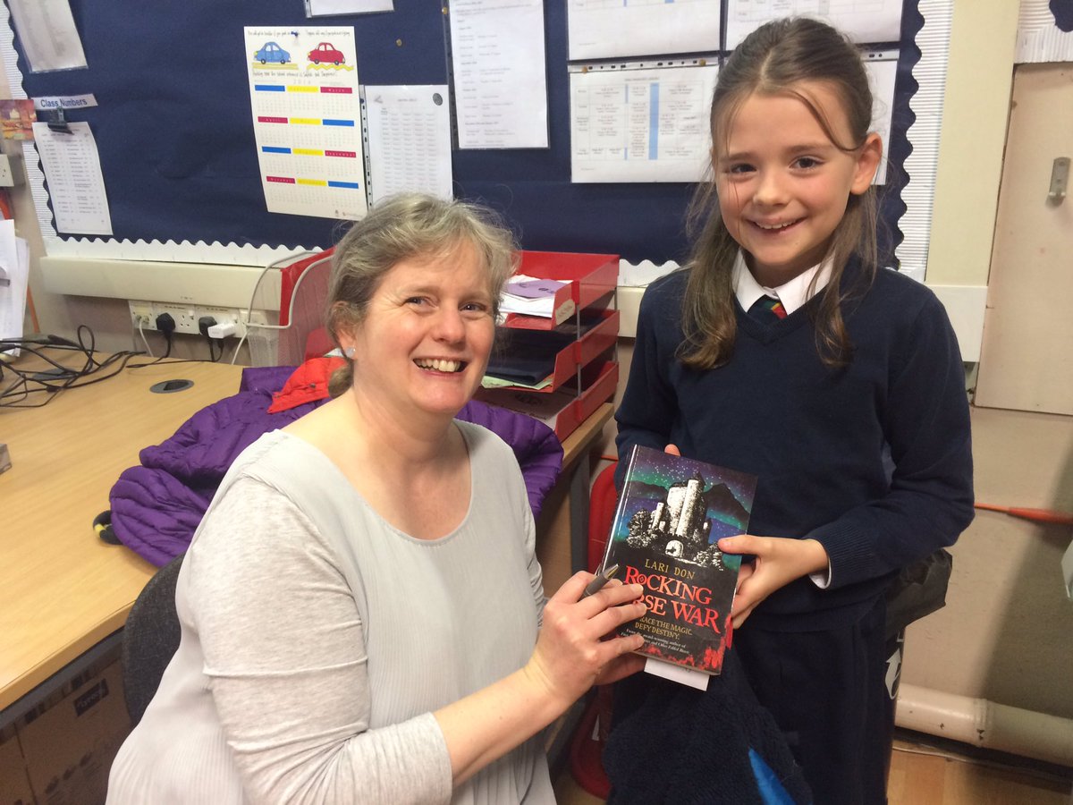 BearsdenPrimary's tweet photo. Final @scottishbktrust author event. With the amazing @LariDonWriter ! https://t.co/RrZknqRF0J
