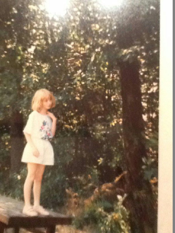 BBCRadMac's tweet photo. On Friday it’s #1989Day #BBCMyGeneration, so send us photos of you from then! Here's @gohendog standing on a picnic table in the 1980s https://t.co/viIr7fvneO