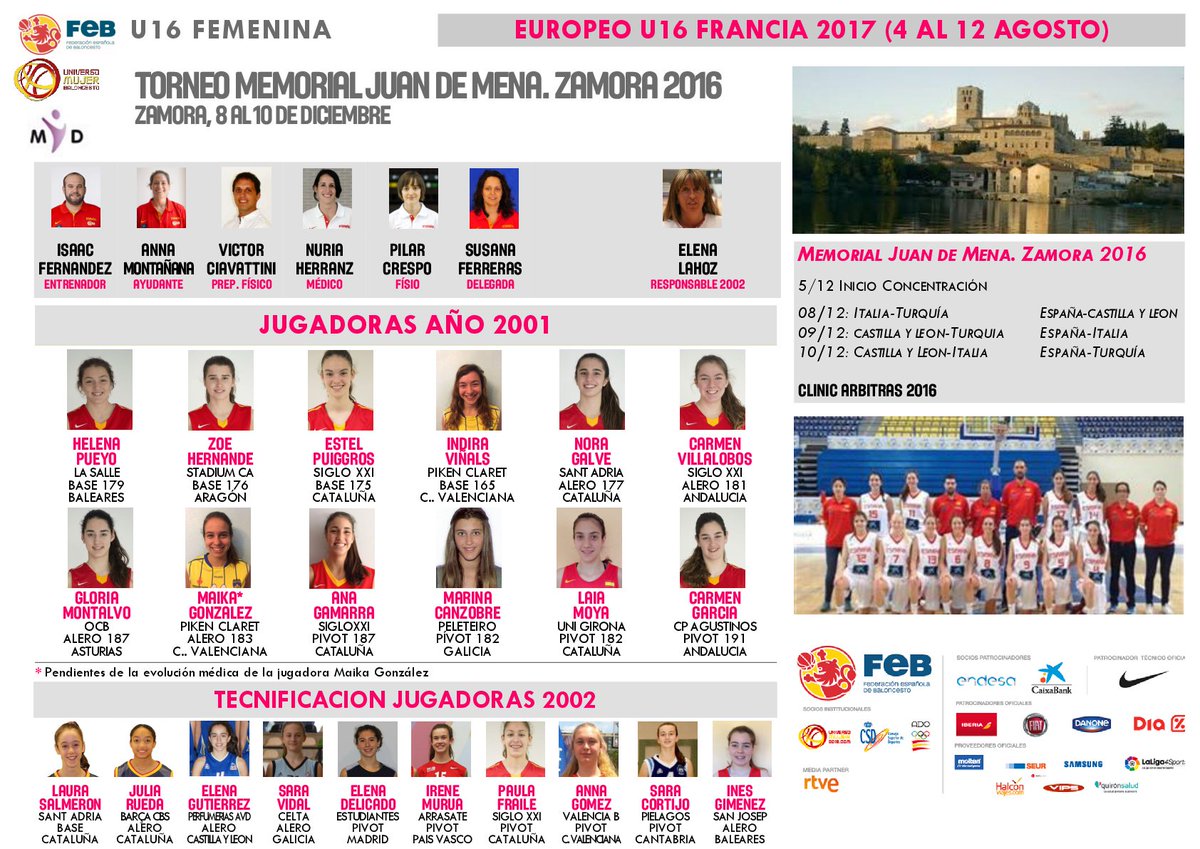 Convocatoria de las Selecciones U16 para el Puente de Diciembre feb.es/2016/11/29/bal…