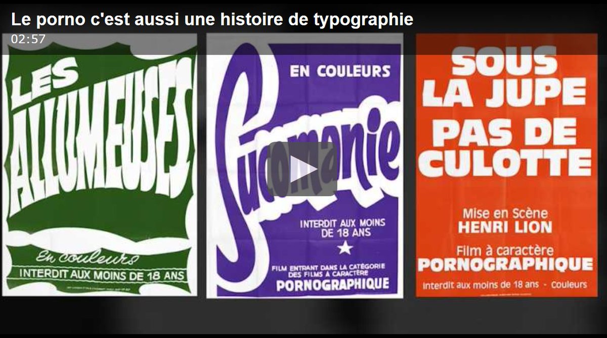 La pornographie, c'est aussi une histoire de typographie <a href="/porngraphism/">Pornographisme</a> huffingtonpost.fr/2016/11/27/la-…