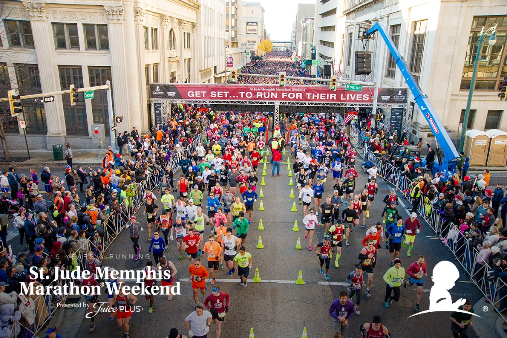 We'll see you in 4 days for the St. Jude Memphis Marathon Weekend ...