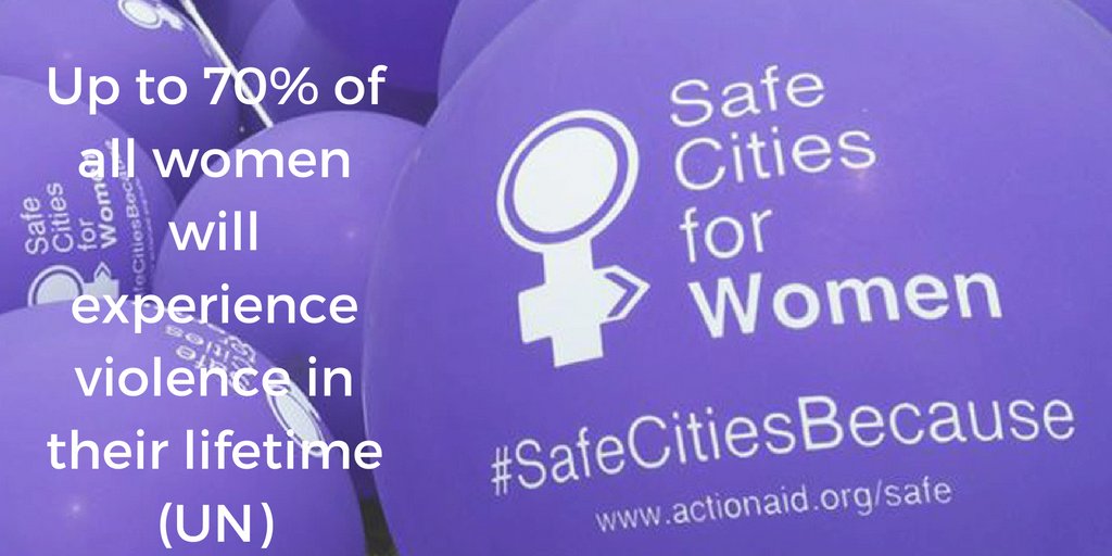 Jonyenright's tweet image. #violenceagainstwomen is an epidemic. Across the world, up
to 70% of all women will experience violence in their lifetime #hadituptohere