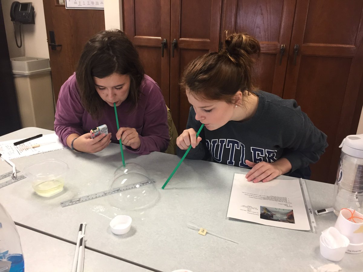 DrPangansclass's tweet photo. A @ButlerCOE Block B tradition- Bubble-ology! Thanks @SteveSpangler https://t.co/ahlOrUmwIT