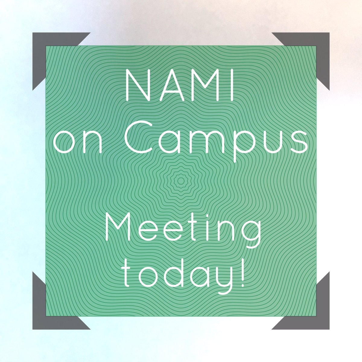 Meeting at 6:30 in UAC 206! 
Healthy cats will be presenting about destigmatizing mental health!