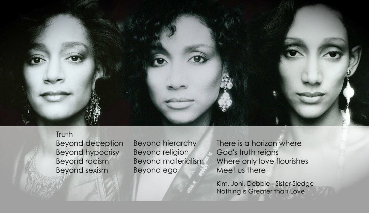 #ThoughtForTuesday: 'There is a horizon where God's truth reigns, where only love flourishes, meet us there.' #Truth #SisterSledge
