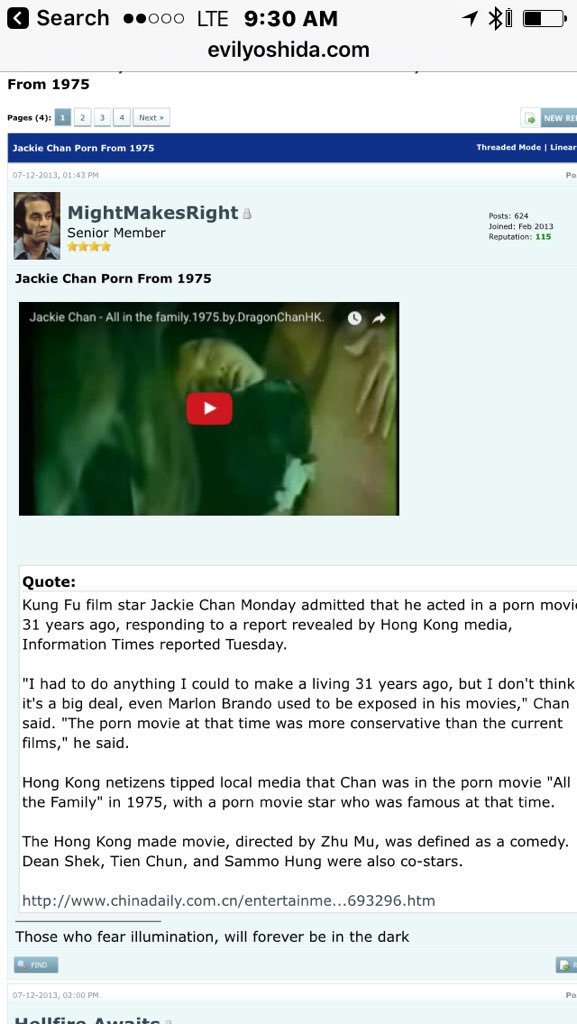 Jackie Chan Did Porn - What The F*** Facts on Twitter: \