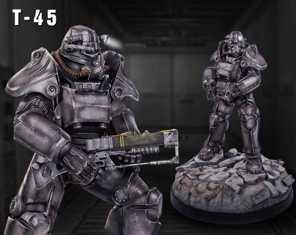 Fallout's tweet photo. Perfect gift for a #Fallout fan. Pre-order @GamingHeads  T-45 Power Armor Statue  https://t.co/8rEHS3WnmL https://t.co/8nbkHOI8Il