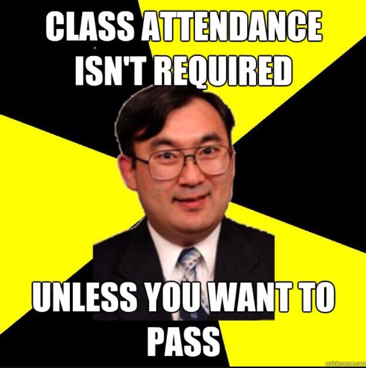 MAD_MAP17's tweet photo. Missing class might not seem like a big deal but not passing a class is! Get to class, finish the semester strong!! https://t.co/YdwdiDb1Cm