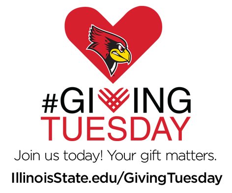 ISU_IRPS's tweet photo. It’s #GivingTuesdayISU!  Alumni and friends, show you’re #RedbirdProud, share your gift at https://t.co/8UB9NrCv7l! https://t.co/R2zk1wb4md