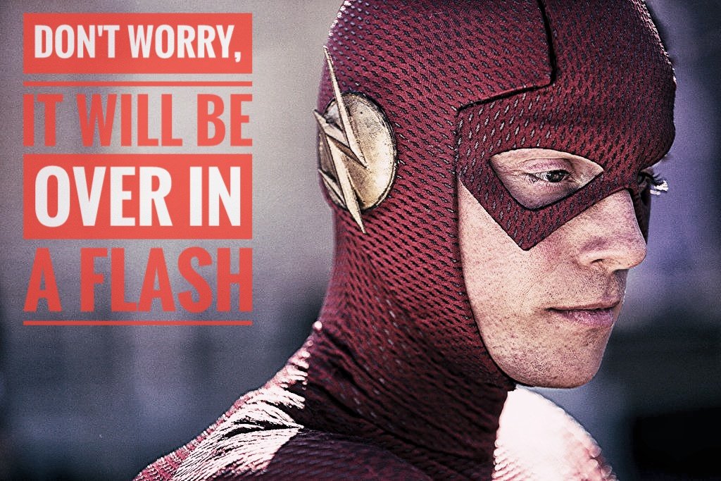 isitcinematic's tweet photo. @Ismahawk @DannyLaShep @JeremyyyLe @WalkOnTony 
"Get it? It's my name, I am the Flash."
#flashvsquicksilver #minutematchups https://t.co/kthtR6zEXj