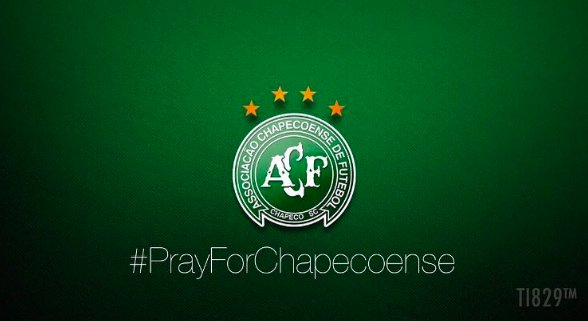 Turut berduka cita atas kecelakaan pesawat yang dialami oleh klub Chapecoense di Kolombia. #PrayForChapecoense
