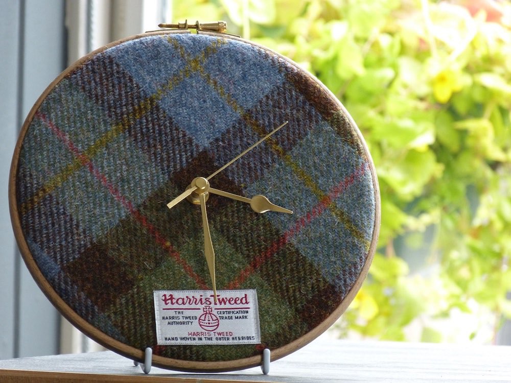 ScottishClockCo's tweet photo. Hunting Macleod Tartan Harris Tweed Clock. 
Why would this be our best selling clock of the year?

https://t.co/UnYR0i3r1c

#harristweed https://t.co/cCbJ0fx7YA