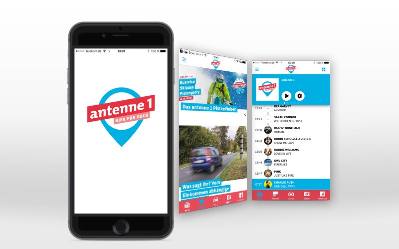 Antenne 1 Fans hören jetzt noch bequemer Radio, mit der neuen antenne1 App von CrowdRadio. Willkommen <a href="/Antenne1/">antenne 1</a>! bit.ly/Antenne-1
