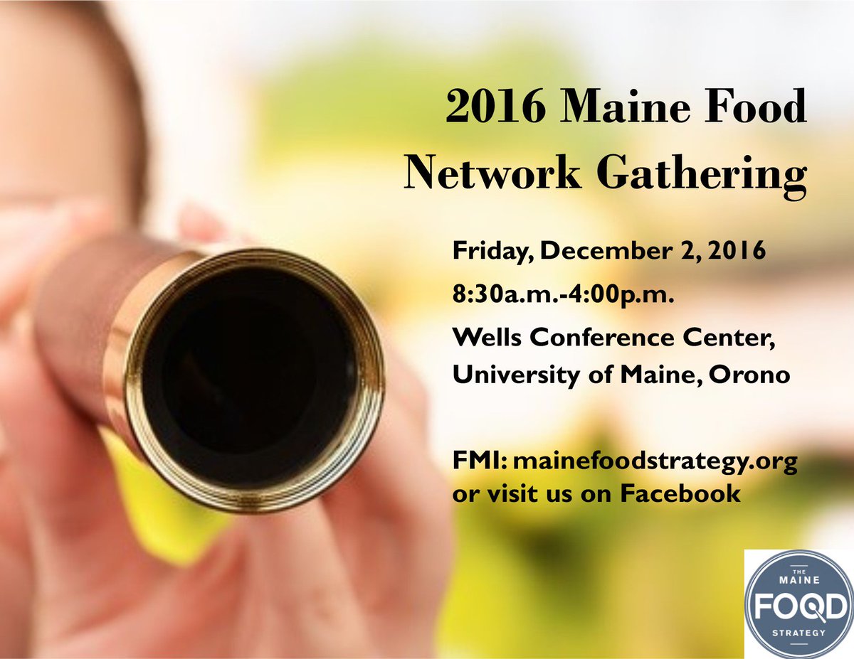 What can the next generation of #mefood planners &amp; producers do? <a href="/sodexoUSA/">Sodexo USA, Inc.</a> <a href="/mainefarmandsea/">Maine Farm and Sea</a> <a href="/Megrocersfood/">ME Grocers & Food</a> share opportunities at #MFNG2016