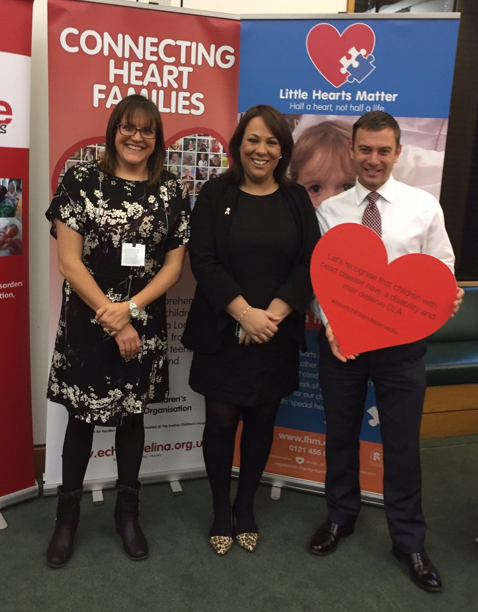 JulieYork's tweet photo. Helping us raise awareness of  congenital heart disease in children @paulasherriff  Heartfelt thanks. #heartchildrendeservedla #dwp https://t.co/dtTg0uF6t2