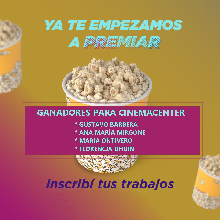PLAP_LosAndes's tweet photo. FELICITACIONES @menduco123 ganador del cine #PLAP2016! te esperamos por San Martín 1049 de ciudad de 10 a 16hs con DNI hasta el jueves 01/12 https://t.co/qf4IAaavdO