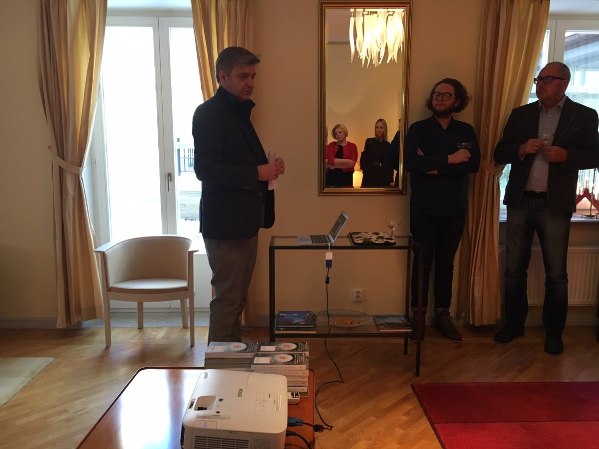 LundqvistMC's tweet photo. Highly enjoyed hosting presentation of @whiteguide in #Lithuania.So many fantastic restos-looking forward to try!Congrats #sweetroot&others. https://t.co/2QS9nxiHt4