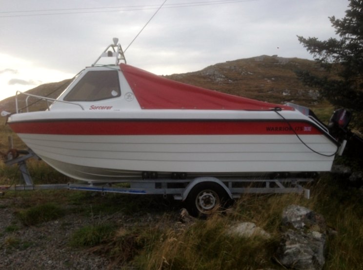 Warrior 175 Sports/Workboat built in 2001. Trailer is a roller coaster suited to the boat. Priced at £11,500 caleyboats.co.uk/planing-hull/6…