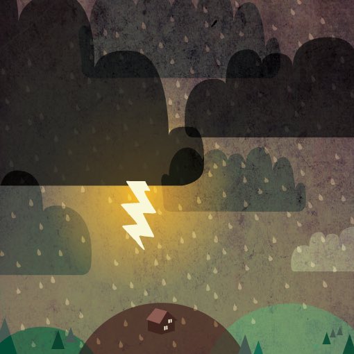 BeingBooks's tweet image. &apos;Thunder &amp;amp; Lightning&apos; from our new book &apos;Being Brave&apos;. Illustration by @Warwicka - Pre-order the First Edition here: warwicka.co.uk/shop/product/b…