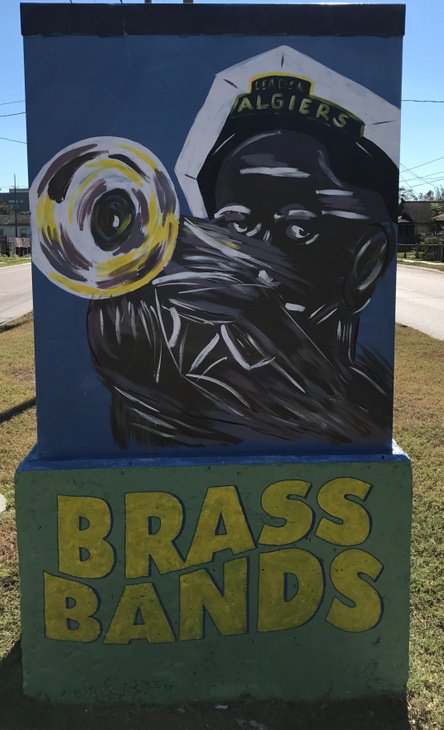 ADDnola's tweet photo. Thanks to CVU, ADC, local artists, and everyone who continue to help beautify our neighborhoods w/ #ArtInAlgiers! https://t.co/D6FlHWidNx https://t.co/cbDocJyOPo