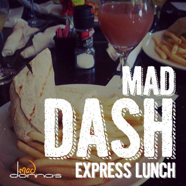 Dash in today for our Mad Dash lunch!
