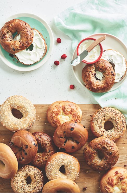 Ready for deliciousness? Then pick our Cranberry Walnut Bagel for your busy morning!