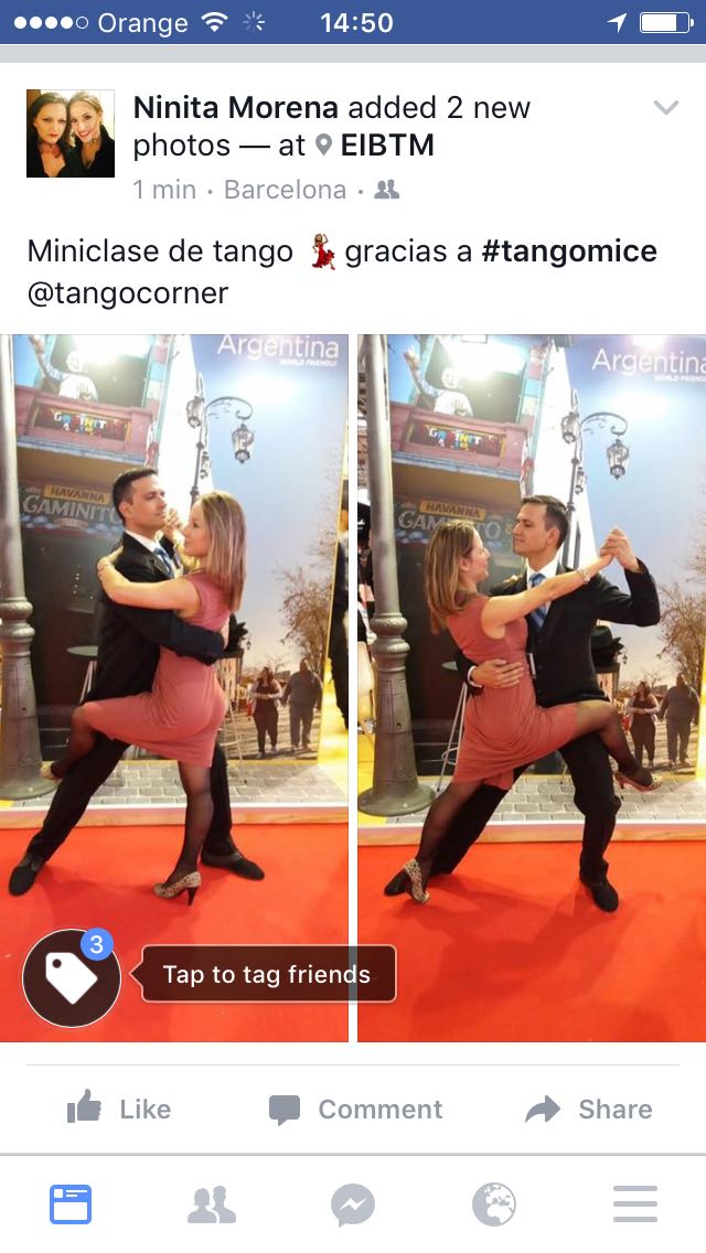 tangomice's tweet photo. Miniclase en #TangoCorner #Argentina Booth L50 @ibtmworld #ibtmvibe @IBTMevents @VisitArg #Tango https://t.co/tBD3c5mesg