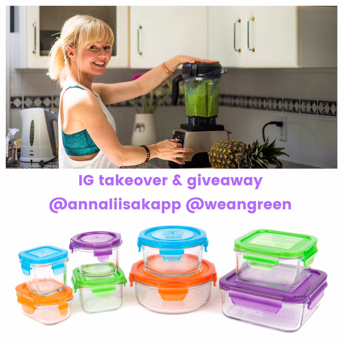 Head over to Instagram today for <a href="/AnnaliisaKapp/">Annaliisa</a> takeover! ...and a Kitchen Set #giveaway! #weangreen #GetOnInsta
