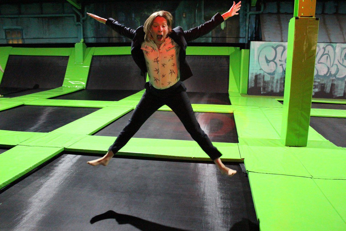 Sports Minister <a href="/tracey_crouch/">Dame Tracey Crouch</a> opens new £1m <a href="/Flipoutchatham/">Flip Out Chatham</a> entirelysoutheast.co.uk/news/leisure/k… #trampolinepark #chatham