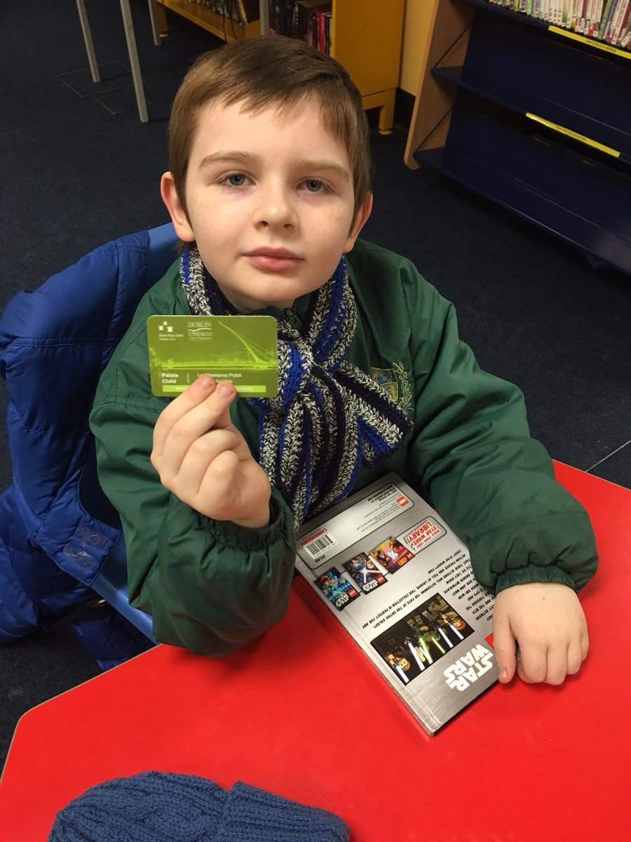 emer_cormack's tweet photo. Very excited to get our library card today and take some lovely books back to our class. @MsMorrisseyCBS #Dublinlibrary #reading https://t.co/suAzNKDtFH