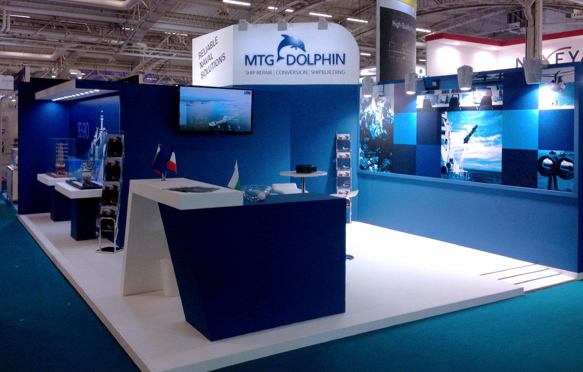 GrupoALC_'s tweet photo. Fotos del #stand diseñado y construido para #MTGDolphin para la #feria #Euronaval2016 https://t.co/nWwIJsrJlo