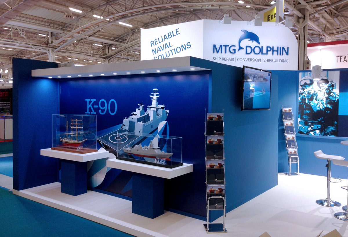 GrupoALC_'s tweet photo. Fotos del #stand diseñado y construido para #MTGDolphin para la #feria #Euronaval2016 https://t.co/nWwIJsrJlo