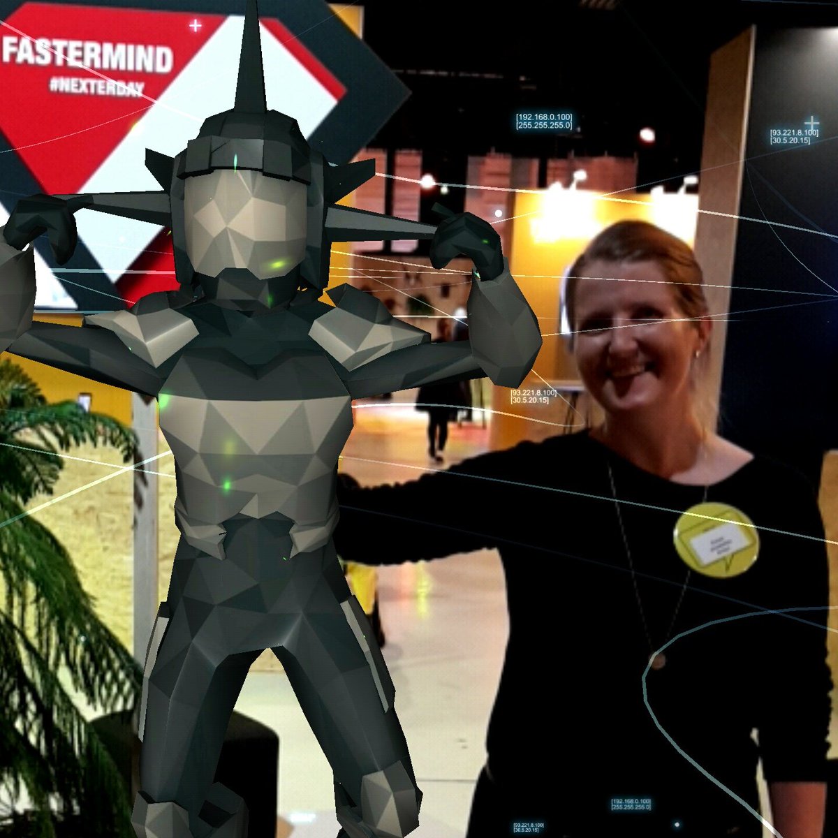 Having fun today with #fastermind <a href="/ComptelCorp/">We have moved to @Nokia</a> #nexterday #AugmentedReality