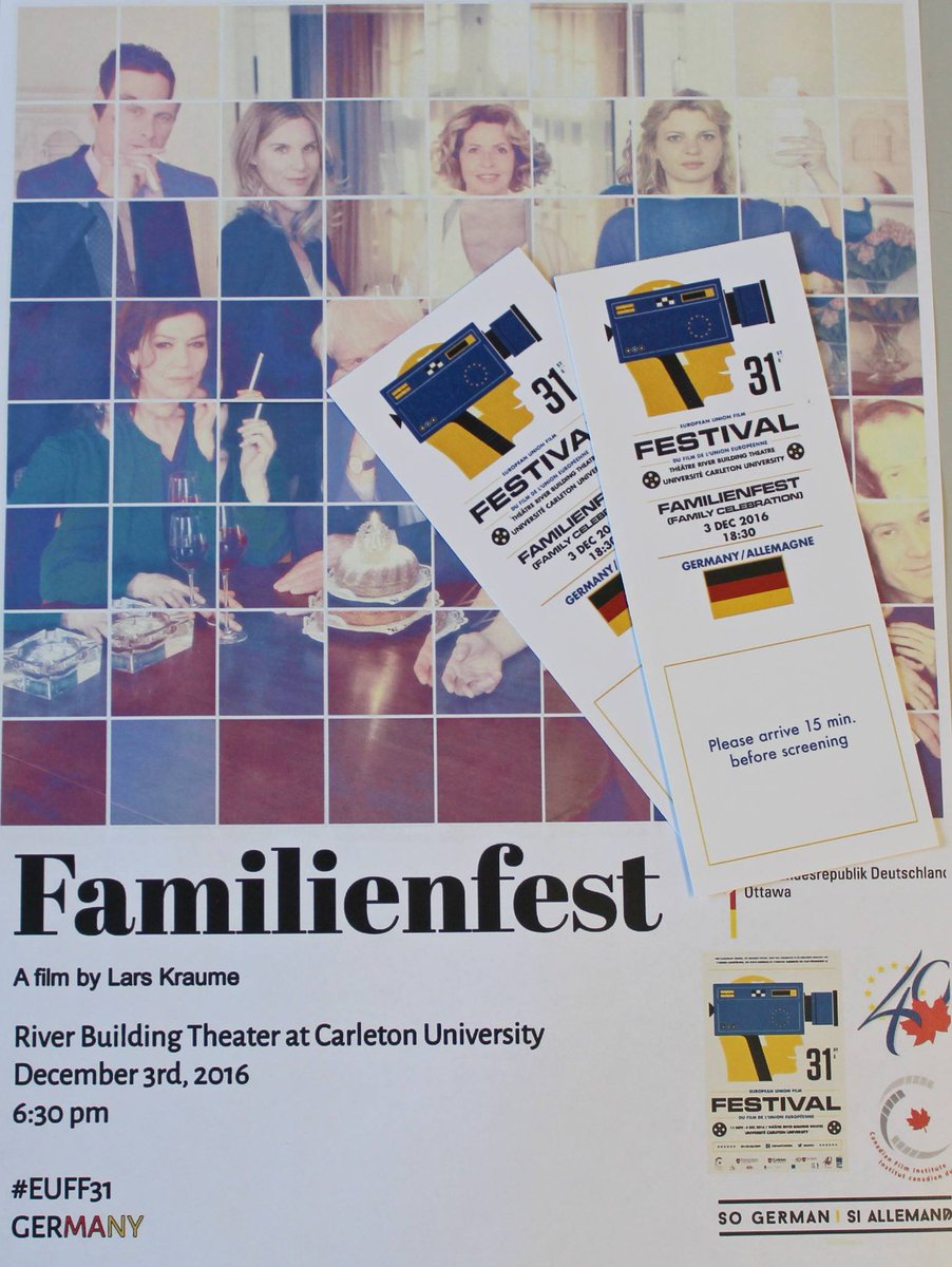 SoGermanCanada's tweet photo. "What's the name of Hannes' ex-wife?" Send us a DM til Nov. 30 for a chance to win 2 tickets! https://t.co/lifCQov05b #euff31 #familienfest https://t.co/14mKoyMbKB