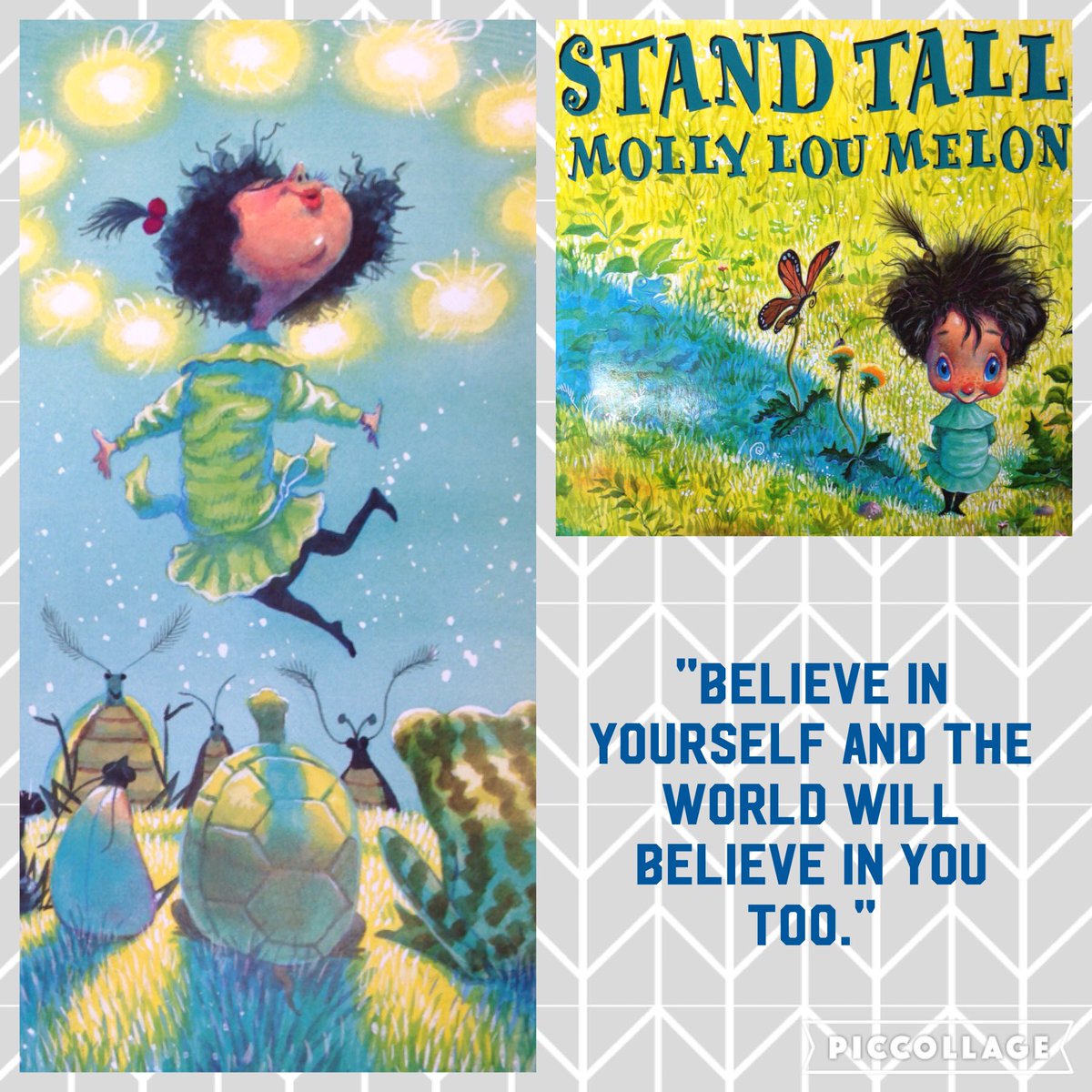 MissB_Classroom's tweet photo. Stand Tall, Molly Lou Melon tells a story of kindness and believing in yourself. #tellyourstory #readitglobal https://t.co/LHsjyMfJKD