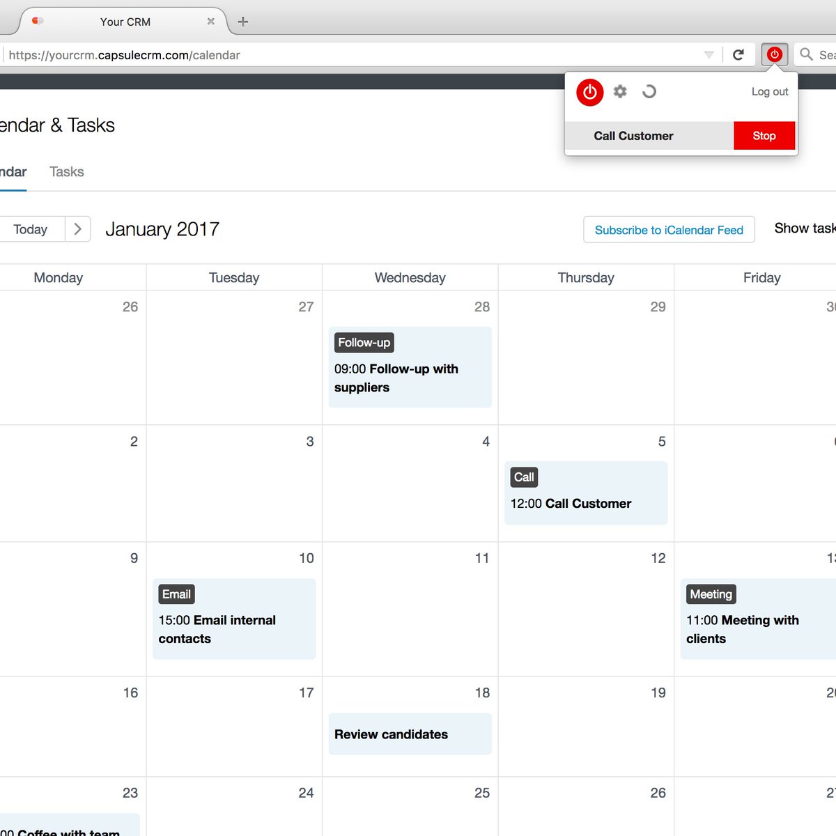 CapsuleCRM's tweet photo. Great news 🗞 time tracking fans; the @toggl extension is now available for @firefox as well as @googlechrome https://t.co/5TTECYCvXP https://t.co/jPjbExHUiW