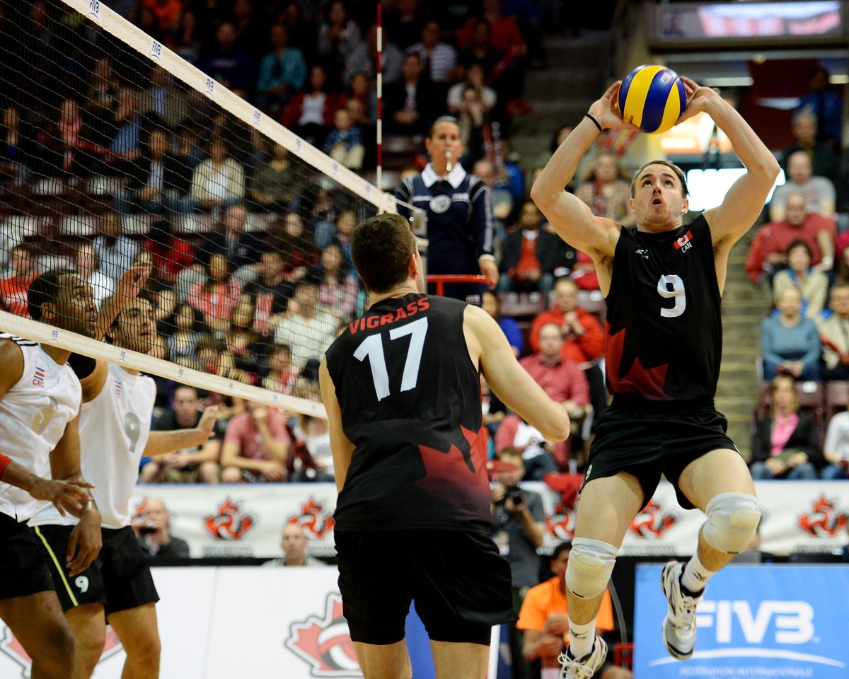 VBallCanada's tweet photo. National Team setter Dustin Schneider reflects on his decade-long volleyball career. EN: https://t.co/zq4fAvspom FR: https://t.co/cR2UeHXV7t https://t.co/qO6pv6cXTM